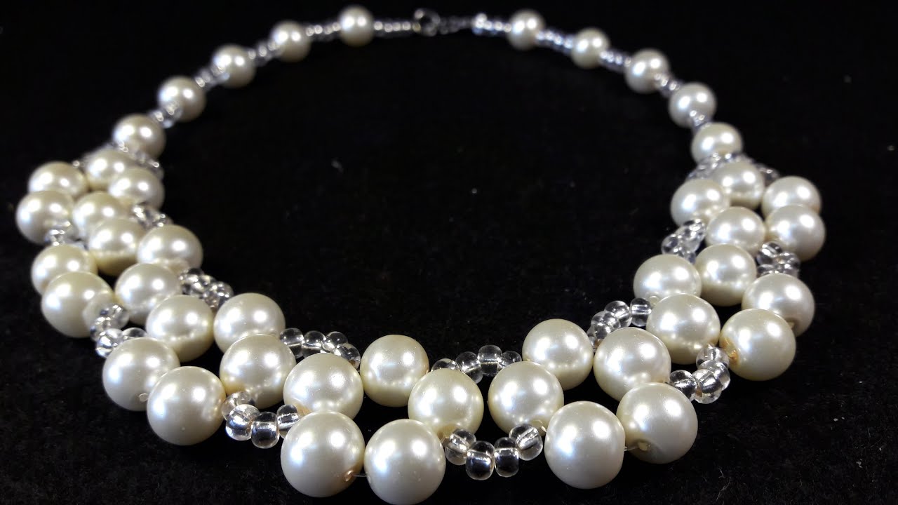 Collar de Perlas y Misangon...Clase #20!!!