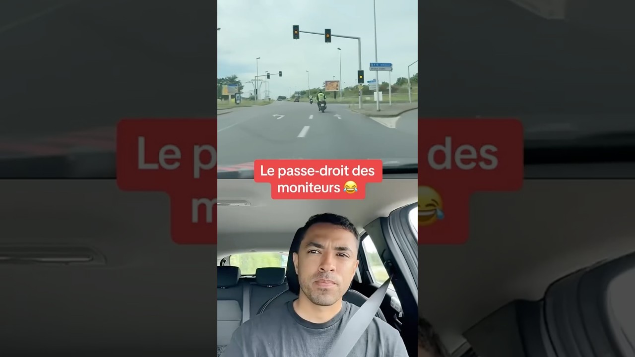 Des privil&egrave;ges 😂 #a2 #motard #moto #permismoto #circulation