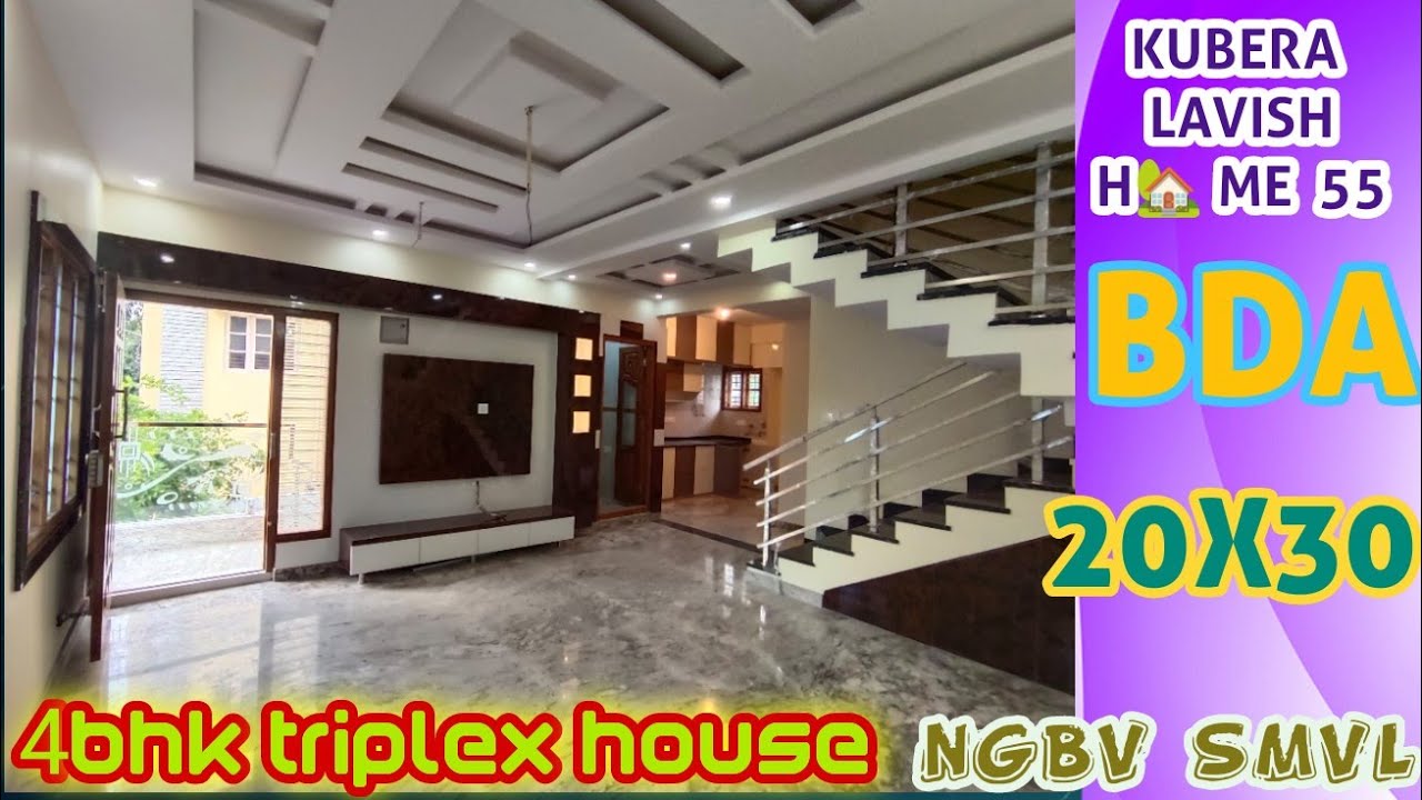 20x30 | BDA | 4bhk | Independent house for sale in Bangalore | Nagarbhavi | Smvl | (1.35cr)