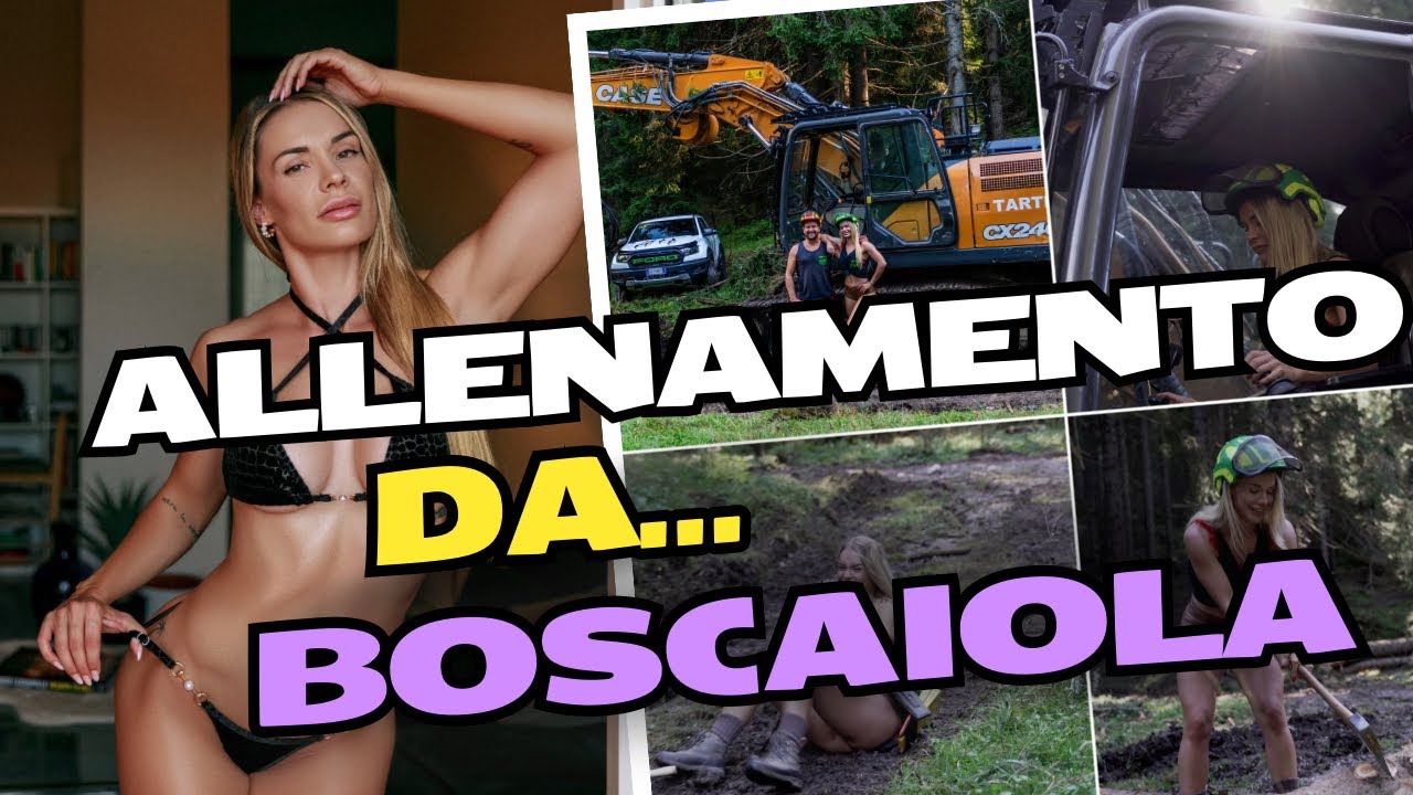 Allenamento da… BOSCAIOLA! Abbandono la sala pesi per provare il lavoro del boscaiolo per un giorno