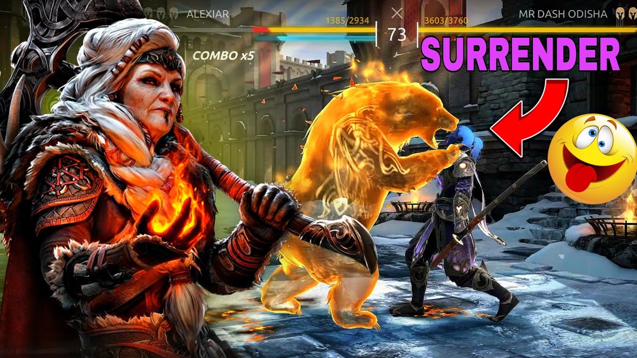 Нонна &mdash; Легендарный герой OCV🔥🥵 и OCV Джун | Новый игровой процесс | Shadow Fight 4 Arena