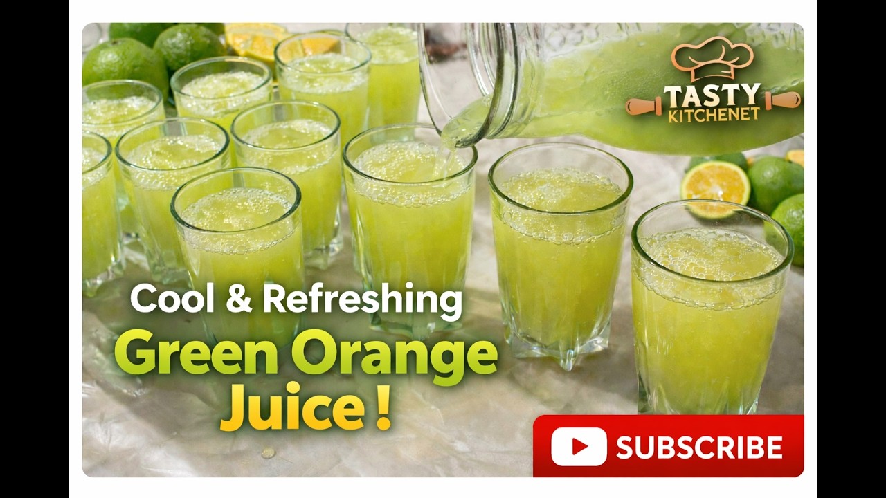 Refreshing Green Orange Juice for Iftar | Easy Ramadan Drink #youtubeshorts #viral #trending #iftar