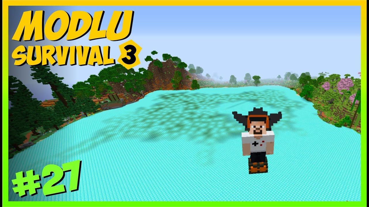 DENİZİ ELMASLA DOLDURDUM 💎💎💎 -  Modlu Survival S3 _ #27