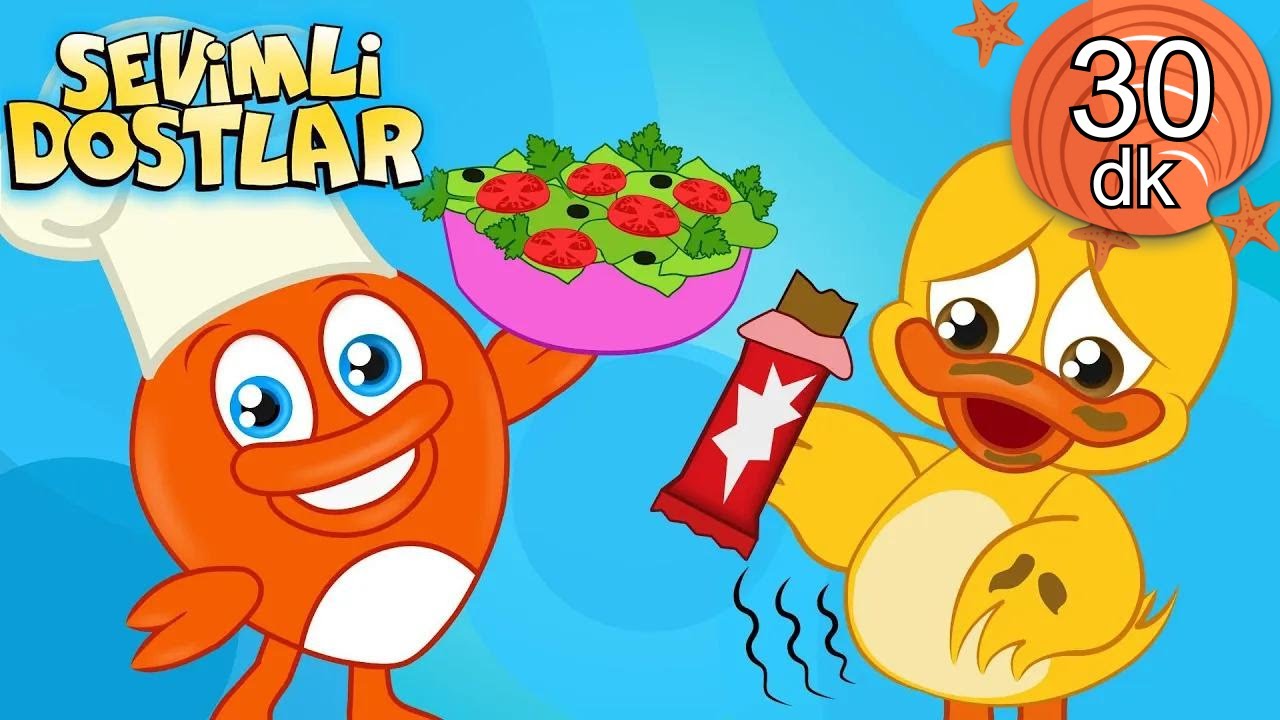 Abur Cubur Yeme Sağlıklı Beslen 🍎 ve Sevimli Dostlar Bebek Şarkıları | &Ccedil;ocuk Şarkıları 2023