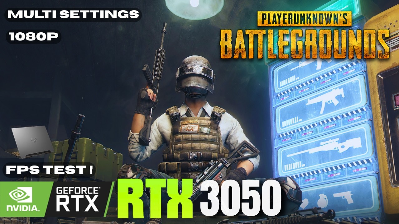 PUBG Battlegrounds - Max Settings | RTX 3050 Laptop | ASUS TUF F15
