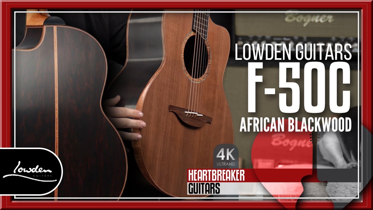 Lowden F50C with Bevel and Master Grade Sinker Redwood over African Blackwood | 4K