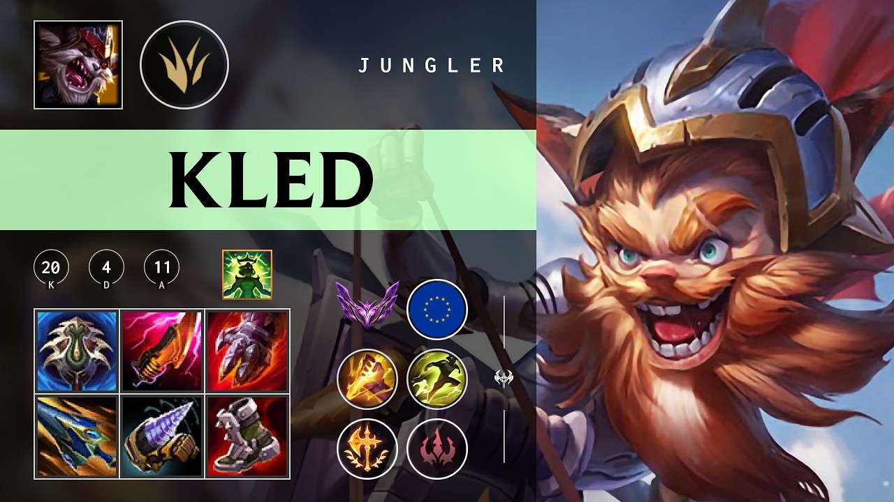 Kled Jungle vs Kha'Zix - EUW Master Patch 26.04