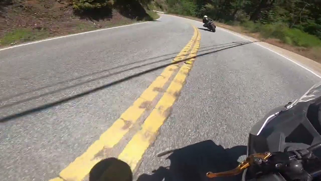 Kawasaki Ninja 400 Twisties Ride on Pescadero Creek to Alice's
