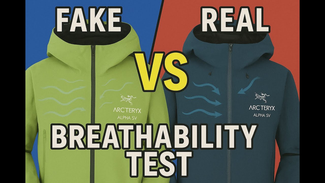 Arcteryx Alpha SV: подделка против оригинала: сравнительный тест на воздухопроницаемость Gore-Tex