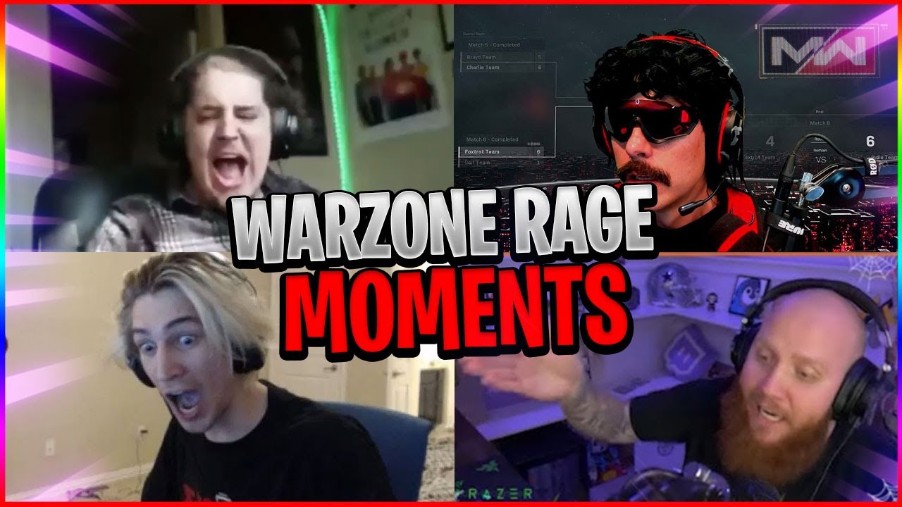 COD Warzone Rage Compilation (Funny rage moments)(compilation) PART 4