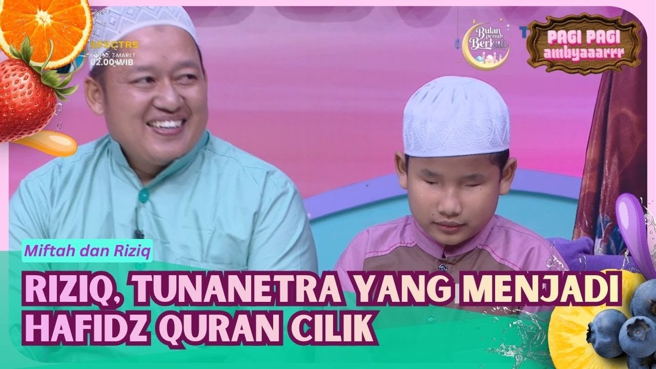 [FULL] Riziq, Tunanetra yang Menjadi Hafidz Quran Cilik  - PAGI PAGI AMBYAR (06/03/26)