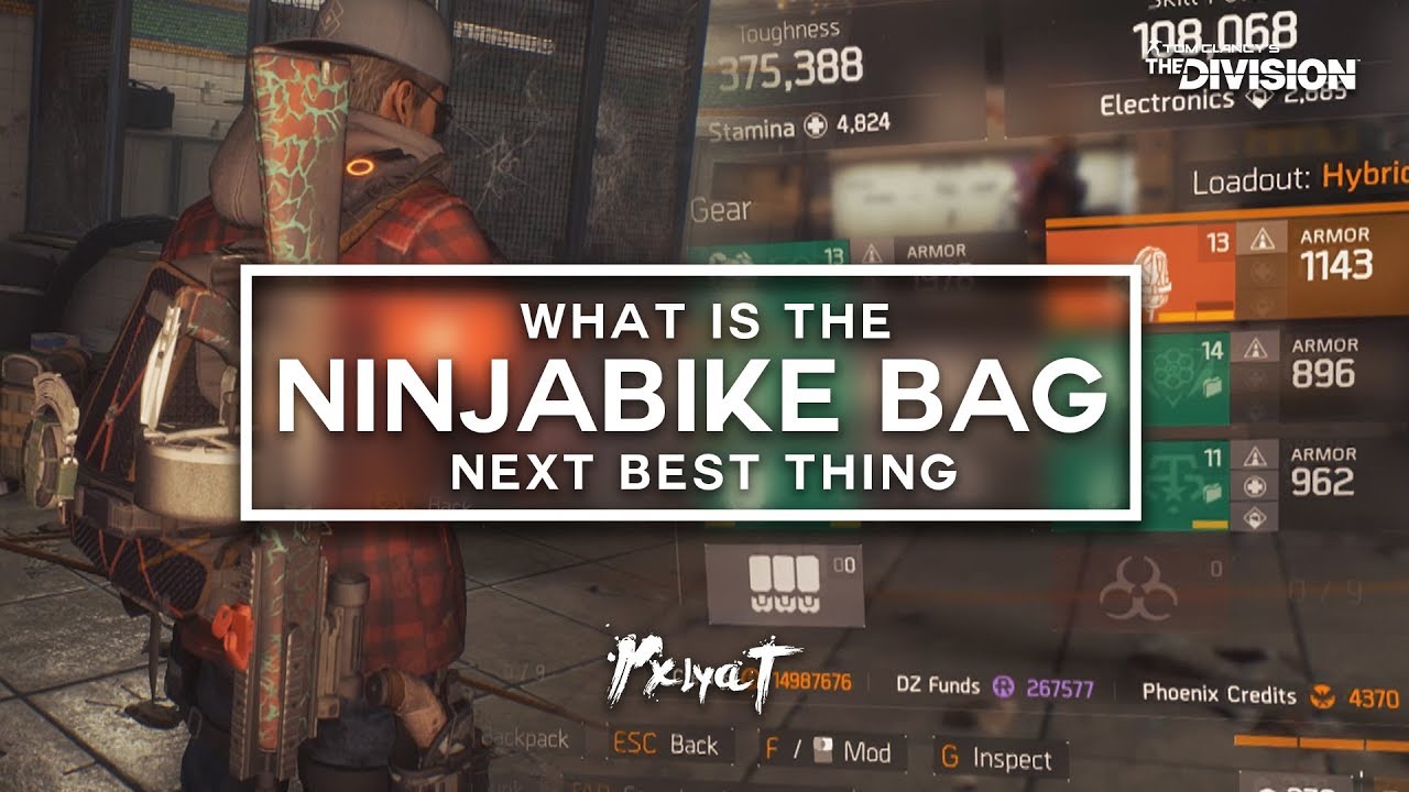 The Division: What is The NinjaBike Bag? // Next best thing to Classified Gear?