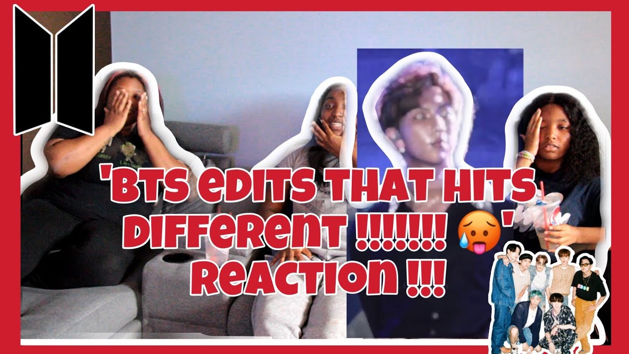 BTS EDITS THAT HITS DIFFERENT REACTION!!!!!!!!!!!!! 🥵