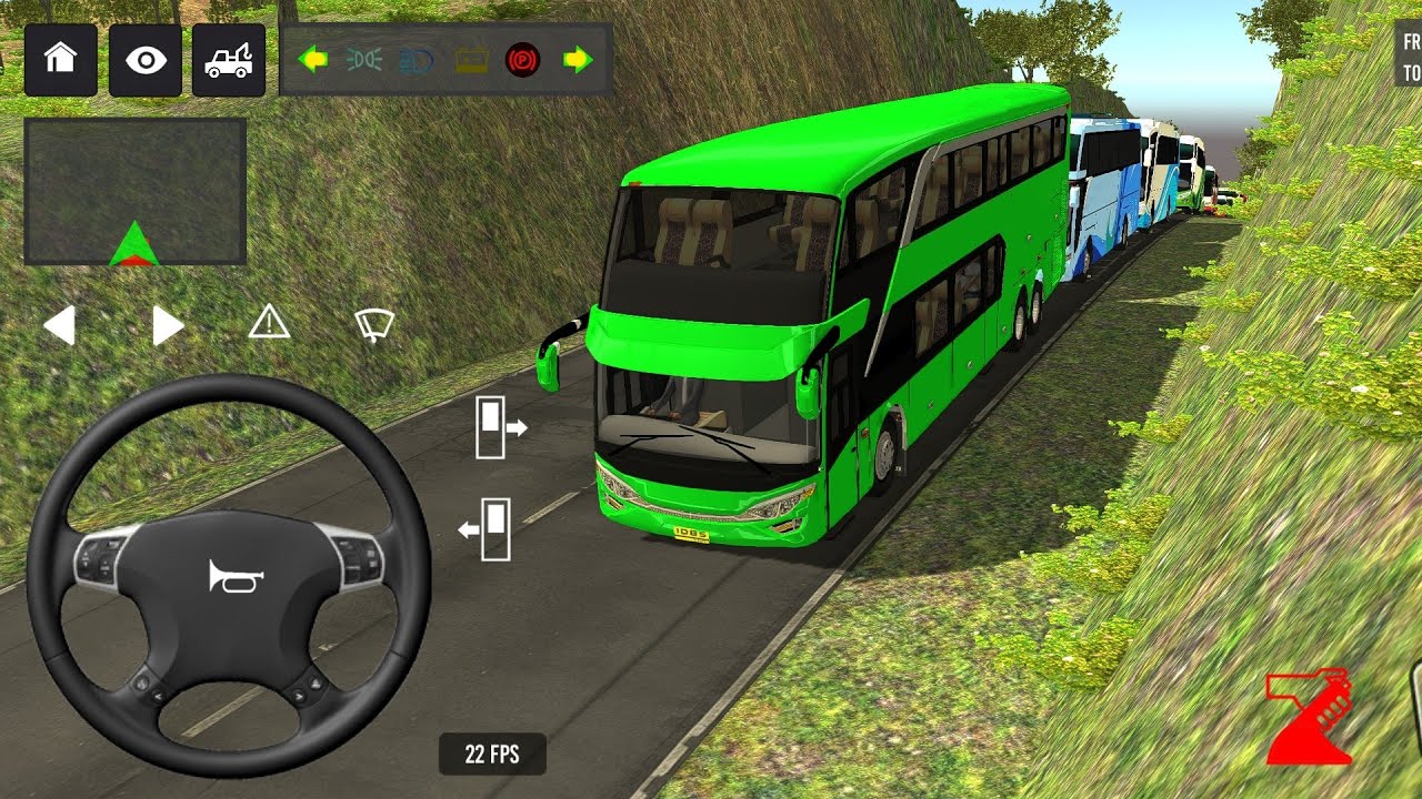 😲💥Bus simulator indonesia ll🤪 new bus simulator  indonesia ll euro coach bus #new  #simulator #games