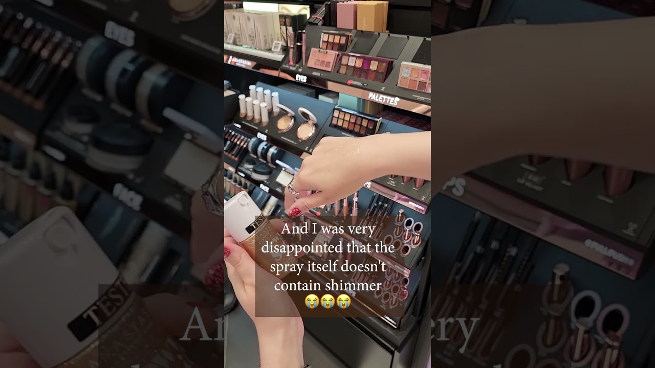 Anastasia Beverly Hills Dewy Set Setting Spray✨️ The spray itself doesn't contain shimmer 😭