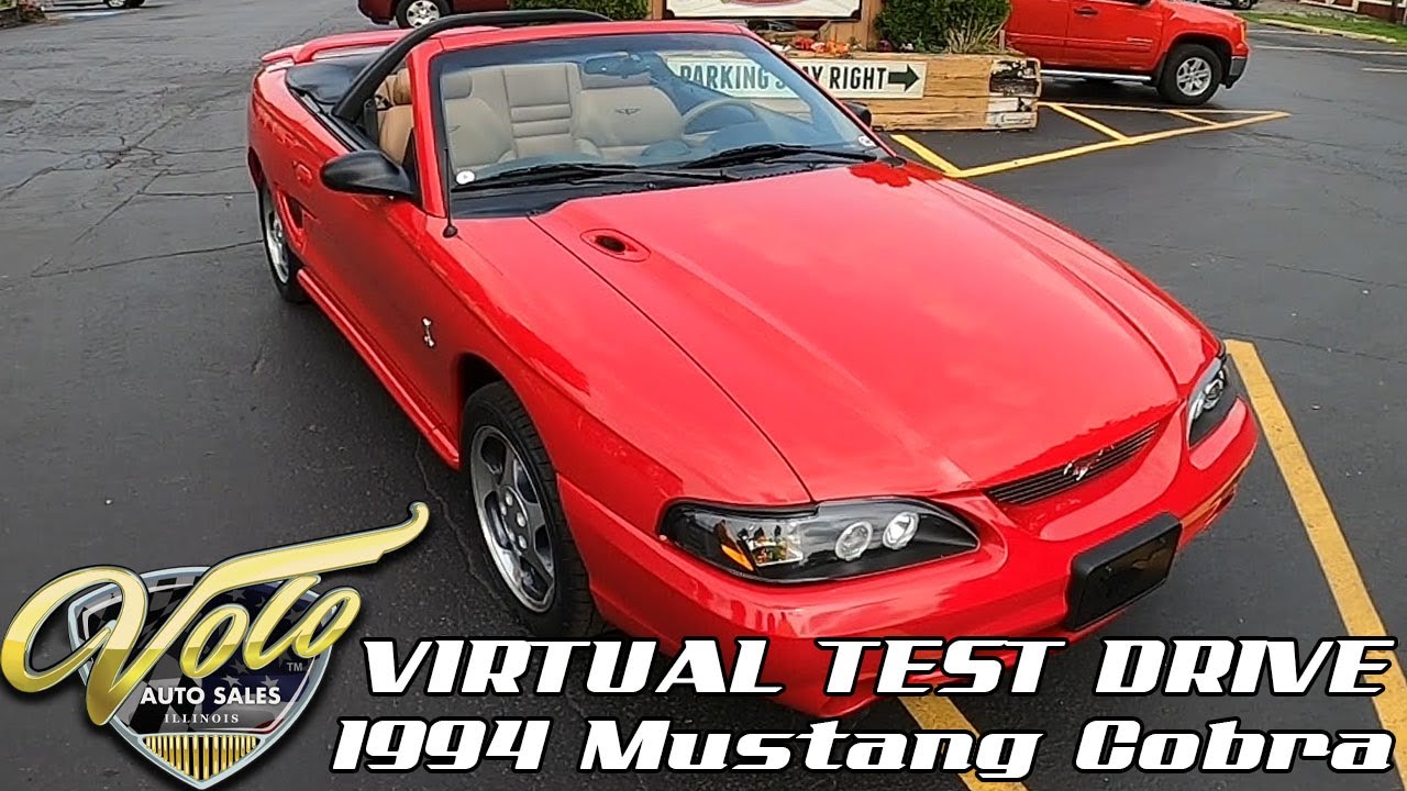 1994 Ford Mustang Cobra SVT Virtual Test Drive at Volo Auto Museum (V19162)