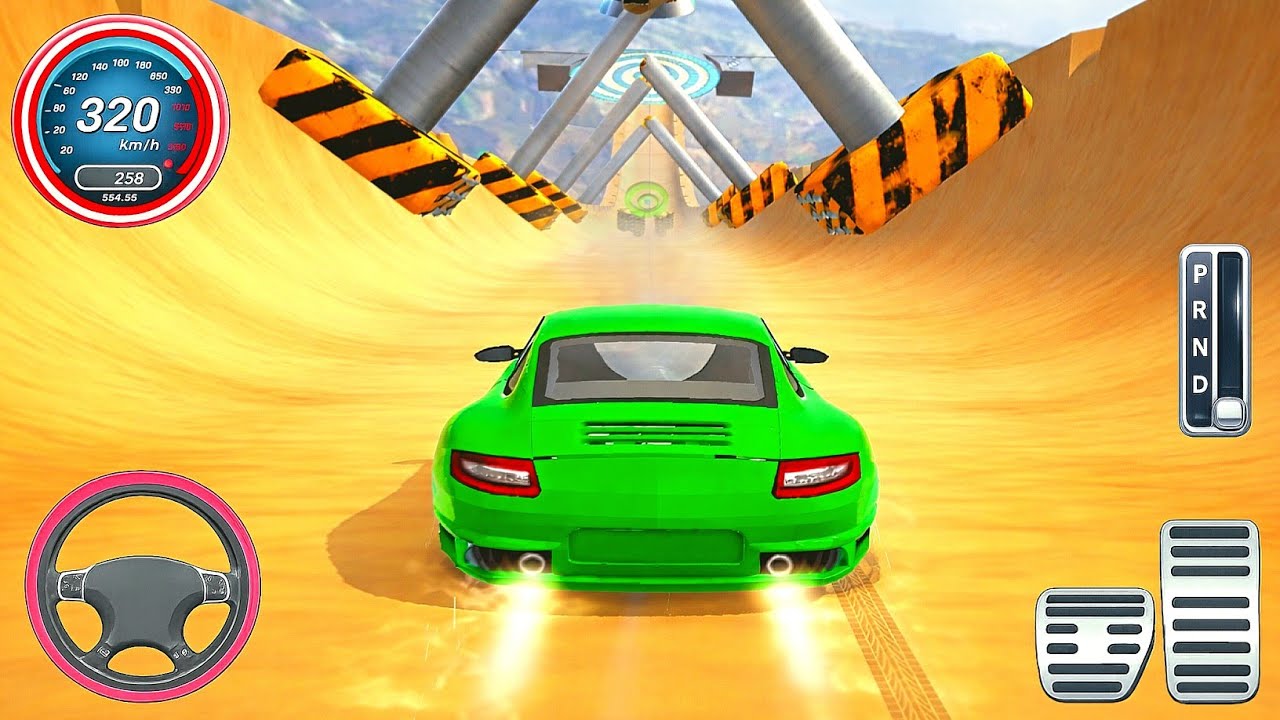 Mega Ramp Car Crash Simulator 3D - Mega GT Car Crash Simulator - Android Gameplay