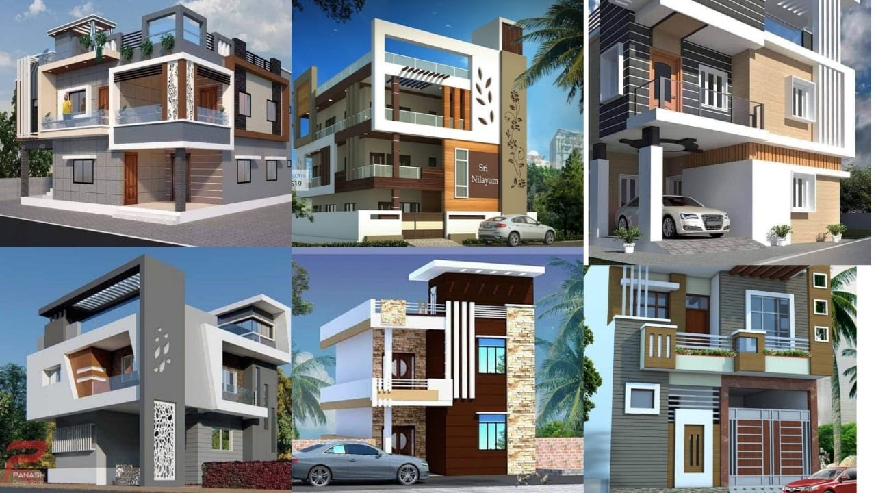 TOP  Modern Elevation Designs for Double floor house | 2 Floor House Elevation india #HouseDesigns