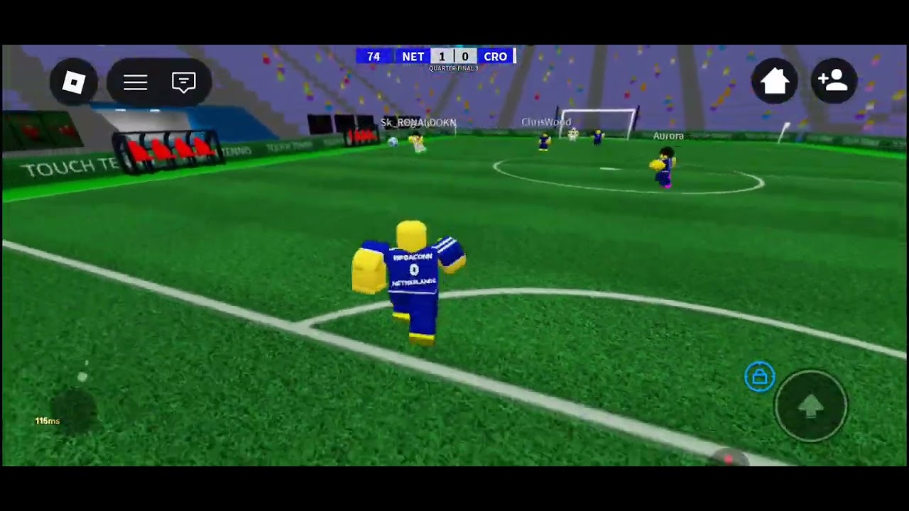 TOUCH FOOTBALL (im i was kind srugging to find a game)#roblox #football 