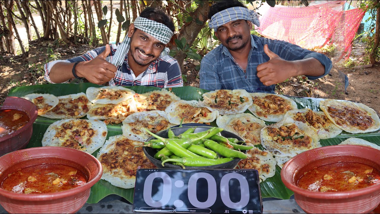 Чрезвычайное наказание: поедание зеленого перца чили | Челлендж по поеданию курицы Кари Досай