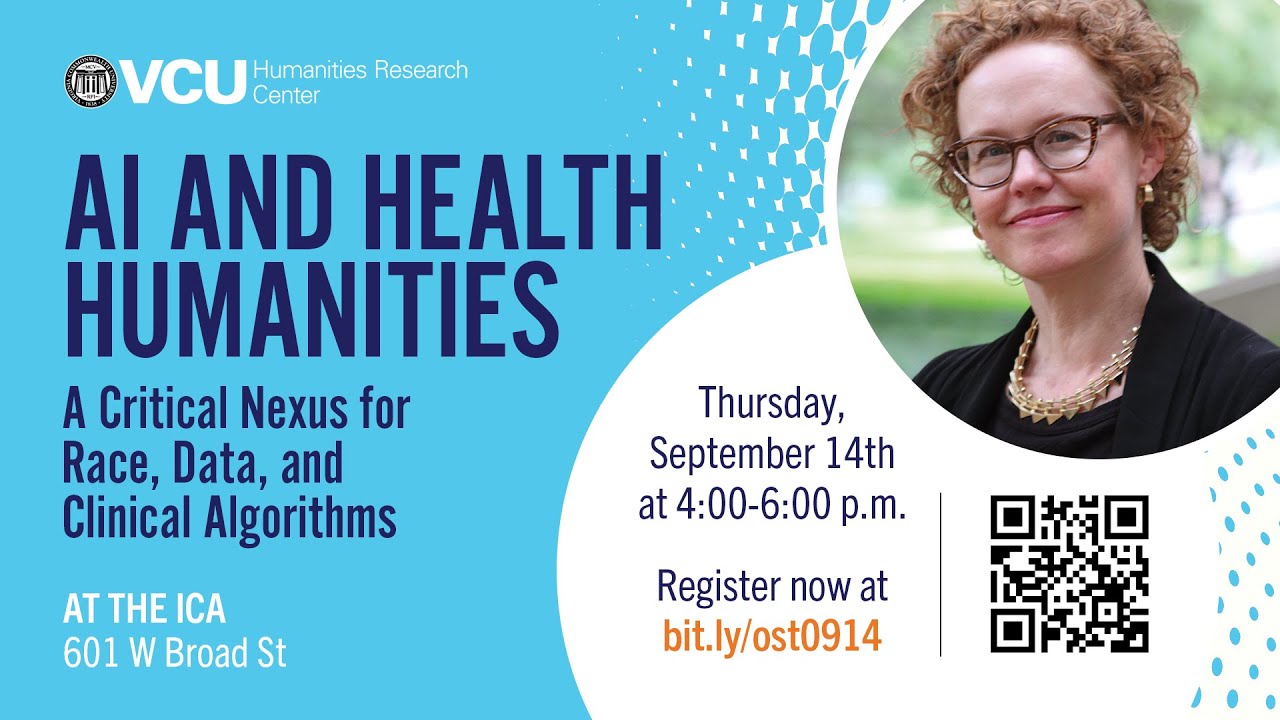 HRC Speaker Series: AI and Health Humanities | Kirsten Ostherr