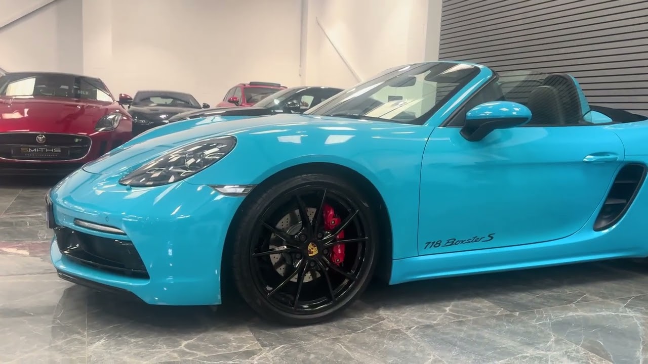2018 PORSCHE 718 BOXSTER S MIAMI BLUE