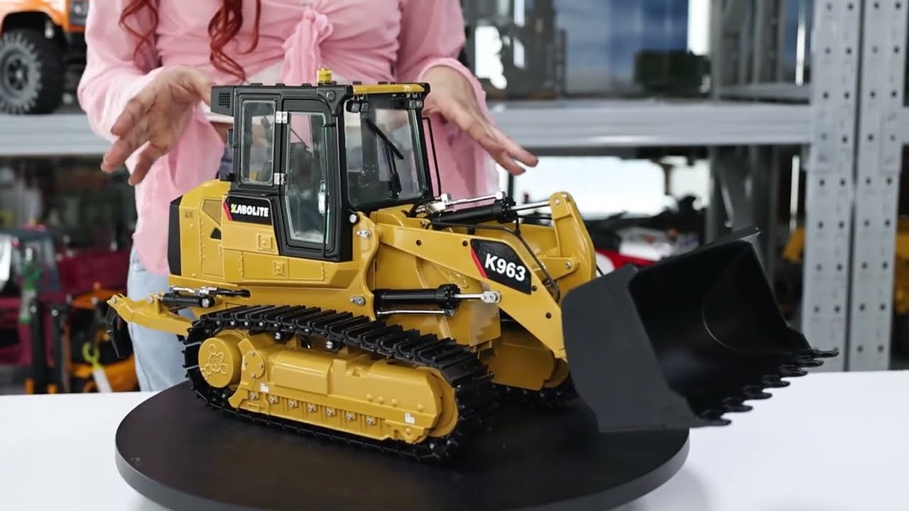 AWESOME Hydraulic K963 Loader Review and Demo, 1/16 Scale
