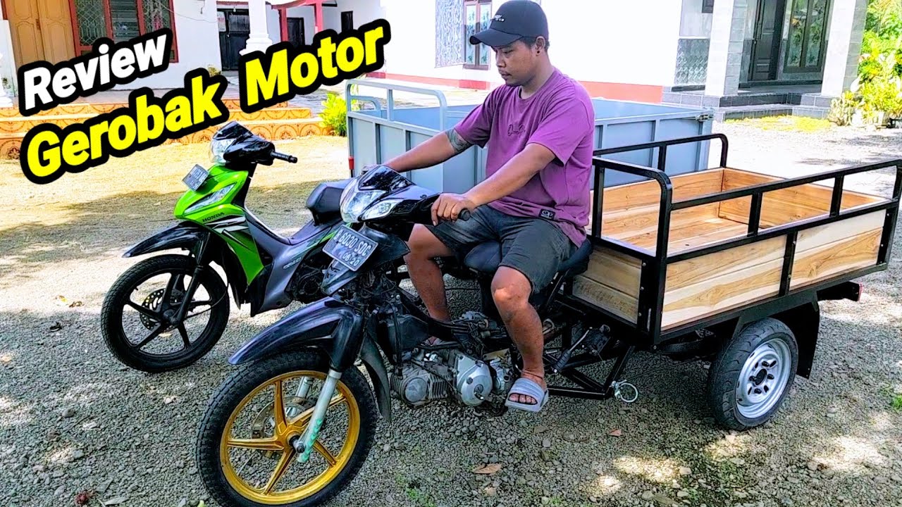 Gerobak Motor Roda Tiga | Honda Karisma Pesanan Subscriber Dari Pati Jawa Tengah 