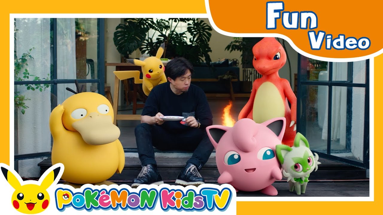 [Cat&rsquo;s Kitchen] Camping Trip with Pok&eacute;mon: Charmander Is Heating Up 🔥 | Pok&eacute;mon Kids TV​