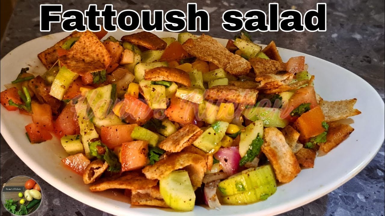 Fattoush salad in Malayalam / എൻ്റെ പൊന്നേ ഇത്ര രുചിയിൽ ഒരു സാലഡ്