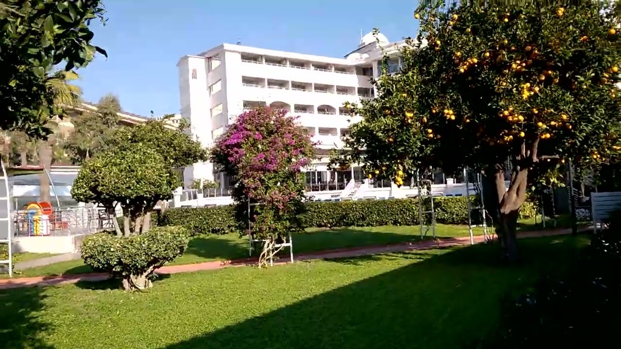 территория отеля Seher Kumkoy Star 4 Турция the territory of the Seher Kumkoy Star 4 hotel in Turkey