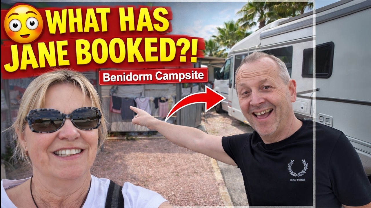 Benidorm Campsite Shock… 😬 Our First Night Camping in Benidorm 🇪🇸🚐 #benidorm #benisolcampsite