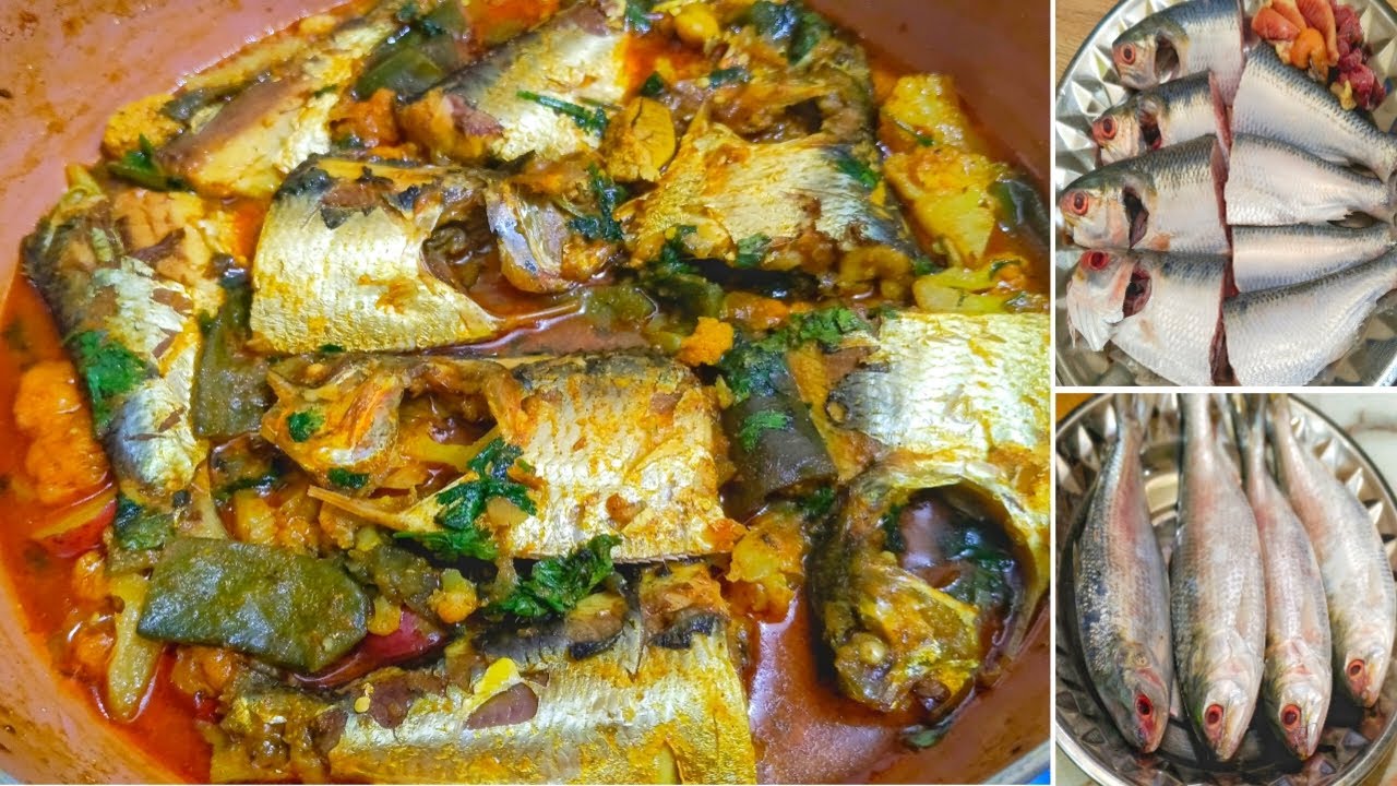 চার রকম সবজি দিয়ে ইলিশ মাছের এই তরকারি একবার খেলে স্বাদ ভুলতে পারবেন না 😋👌 সহজ রেসিপি | Ilish Curry