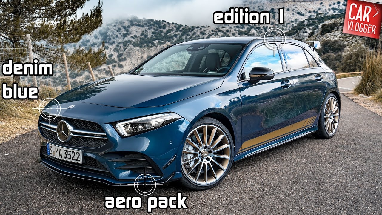 ВНУТРИ НОВОГО Mercedes-AMG A35 2019 года, выпуск 1 | Разгон 0–200 км/ч | Детали интерьера и эксте...