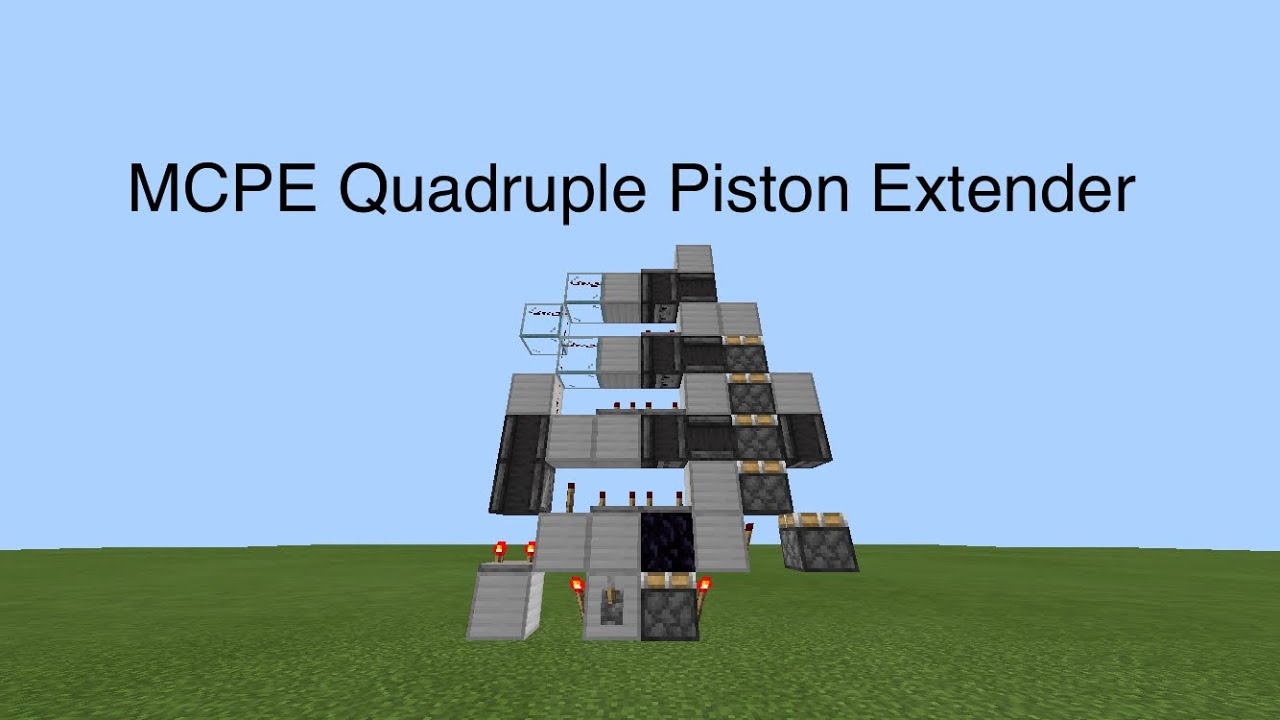 [Tutorial] MCPE Quadruple Piston Extender