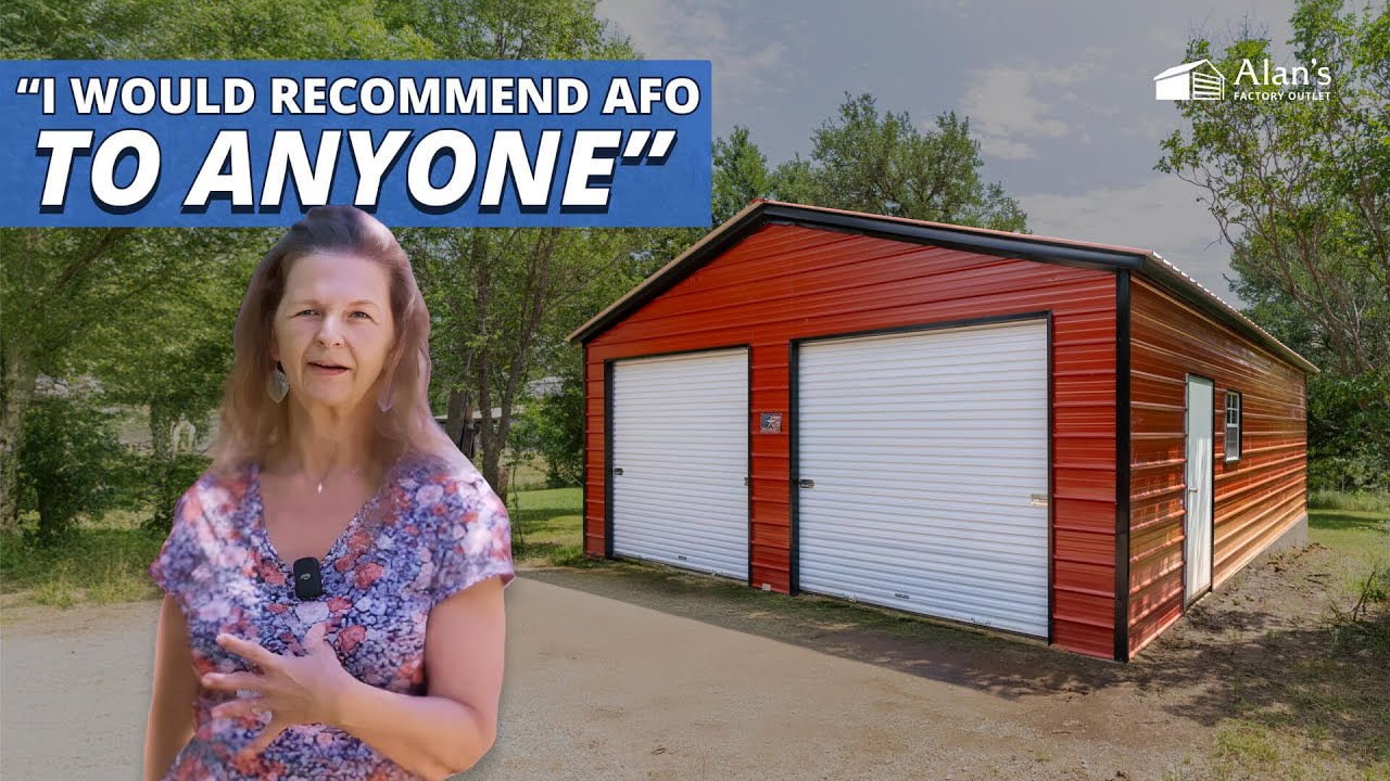Dianna Shows Off Her Custom 24 x 35 Metal Building