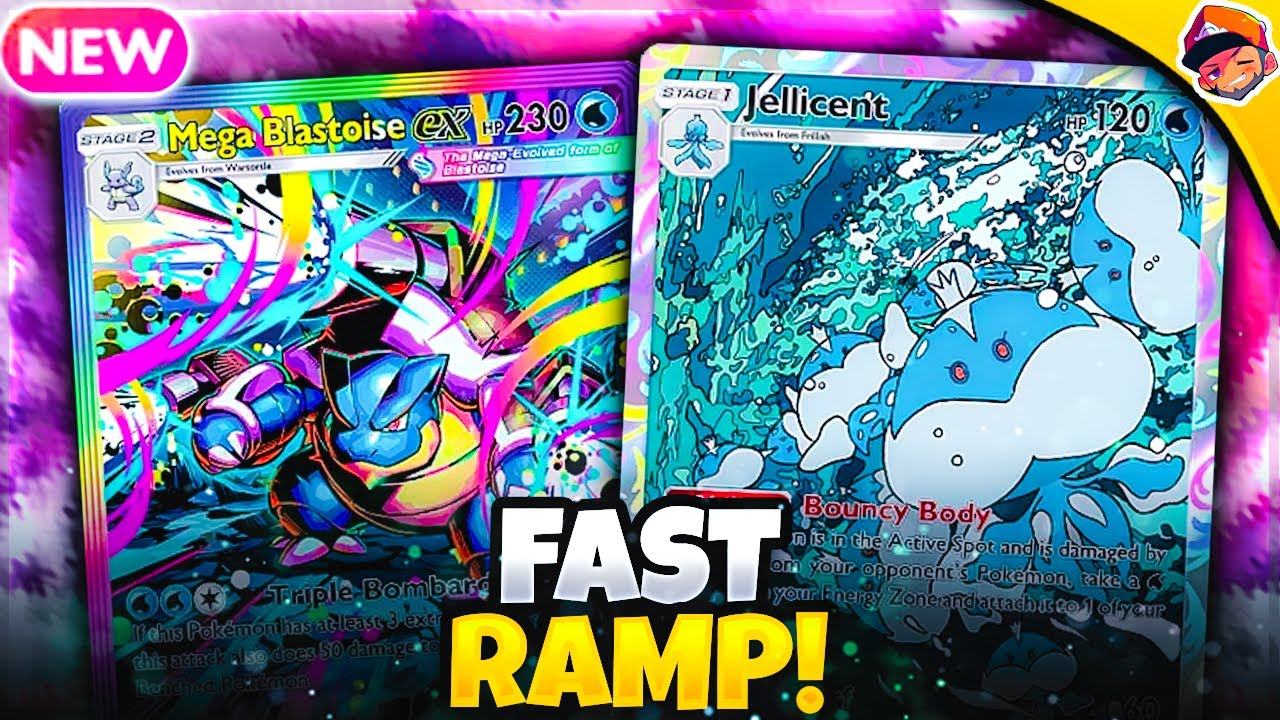 Jellicent Tech Boosts Mega Blastoise EX Ramp!