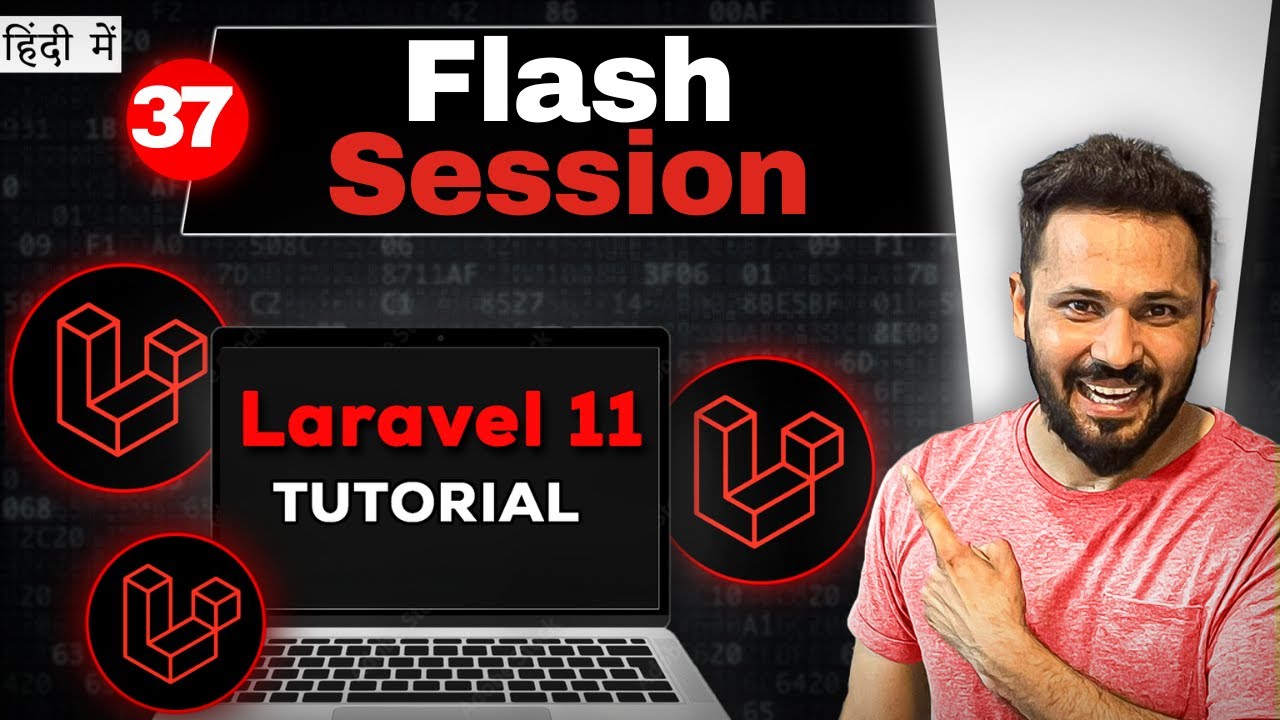 Laravel 11 tutorial in Hindi #37 Flash Session in laravel