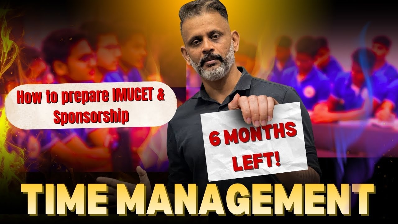  IMUCET 2026 & Sponsorship |Daily Time Management |#imucet #merchantnavy #motivation #viral