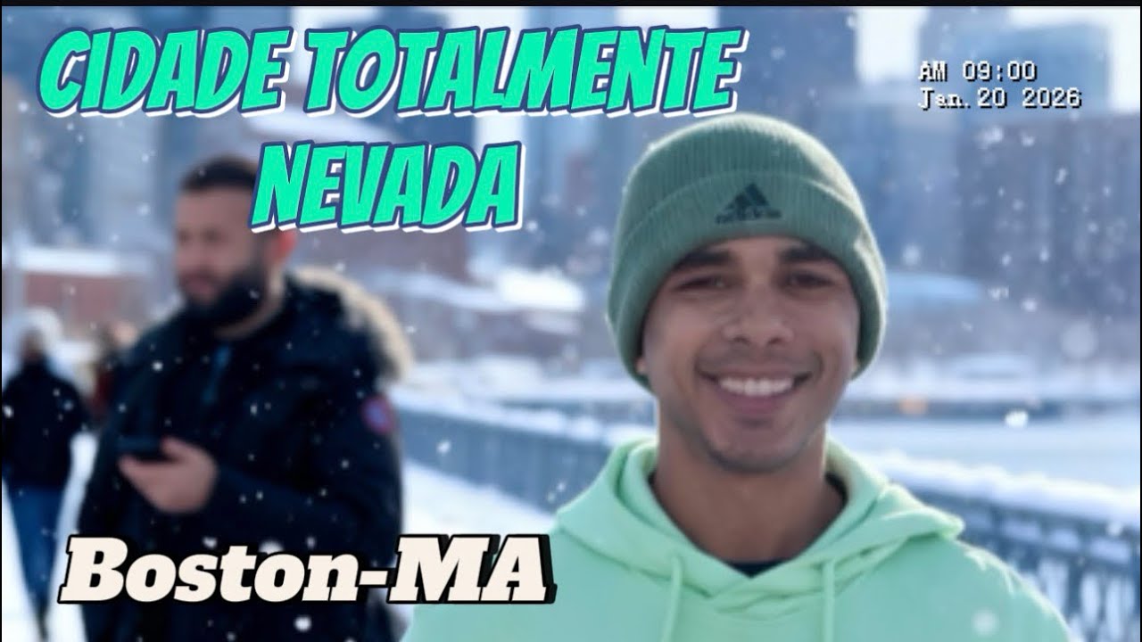 O Dia Seguinte da Neve em Boston ❄️☀️ | A Cidade Amanheceu Assim
