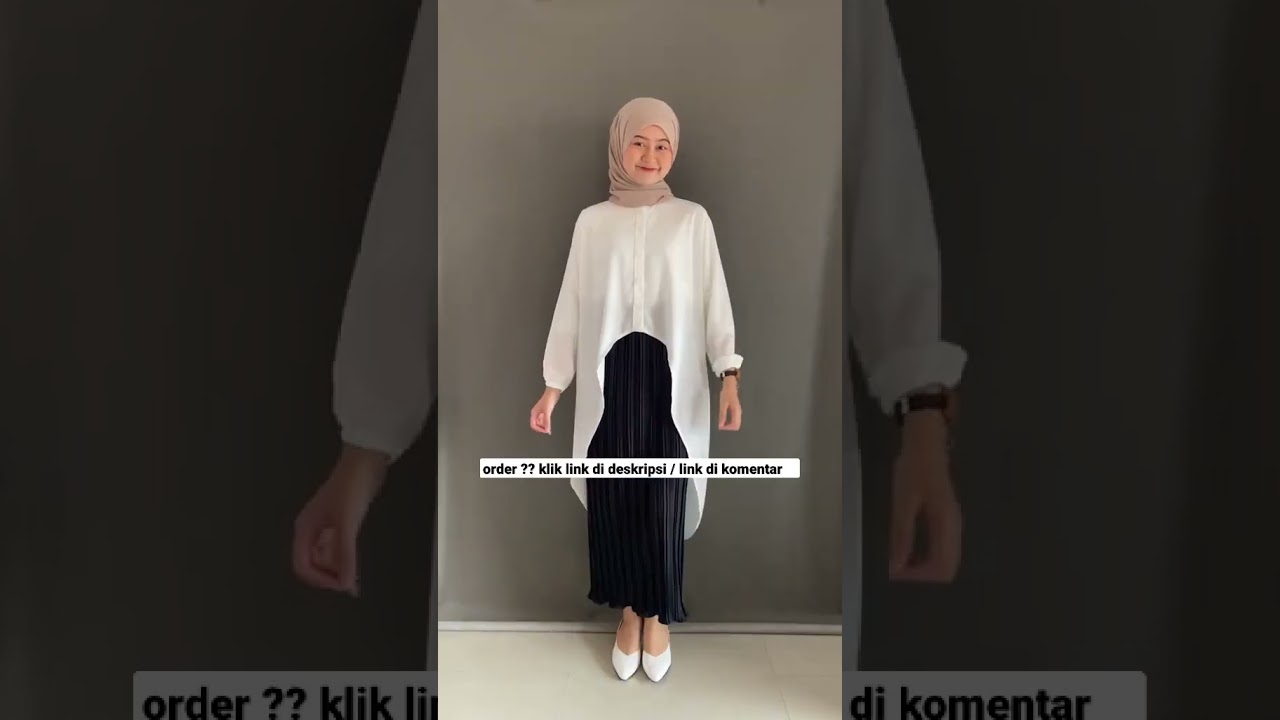 ootd kondangan hijab simple #ootdkondanganhijabcasual #tunikmurah #shopeehaul