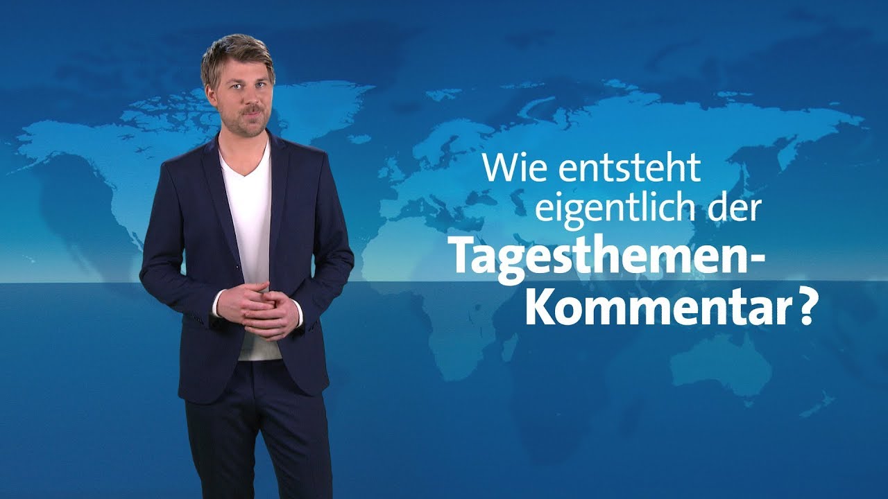 #kurzerkl&auml;rt: Wie entsteht ein tagesthemen-Kommentar?
