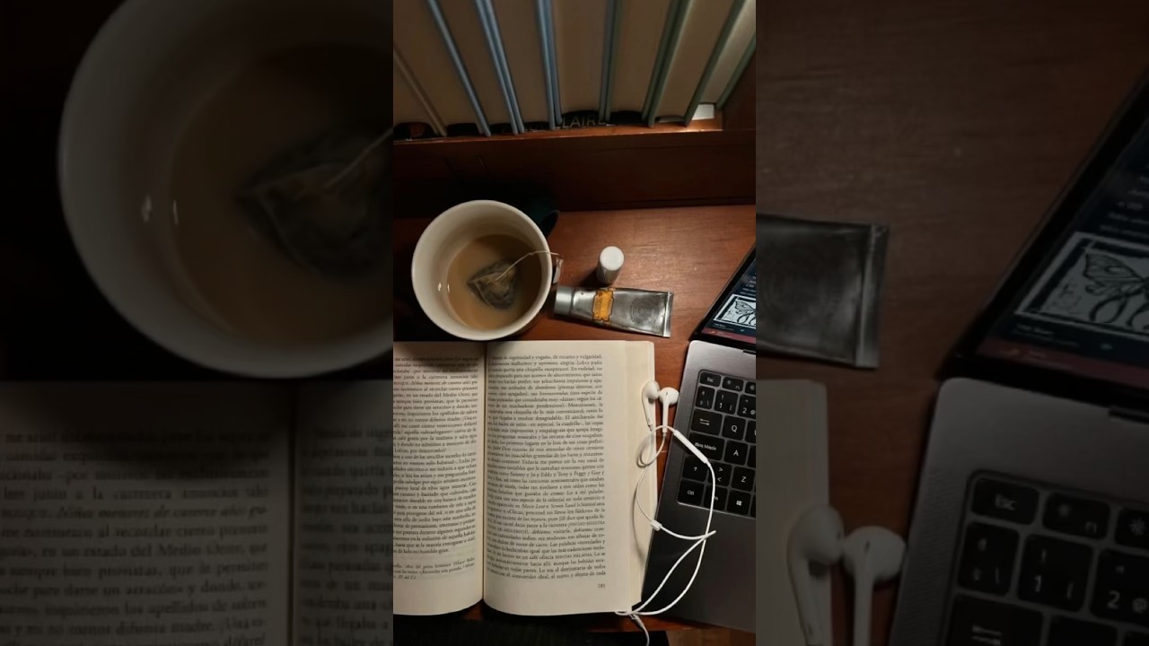 and now...getting work done, planning my week, reading a lot, journaling, and drinking tea 