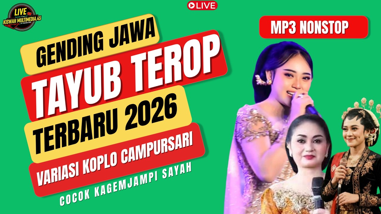 🔴LIVE MP3 LANGEN TAYUB, GENDING JAWA TERBARU 2026, FULL VARIASI KOPLO CAMPURSARI