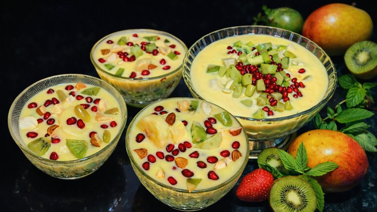 Sirf 5 Minute Mein Fruit Custard 🤩 | Party Special Sweet Dish | Anjul Muskan Kitchen