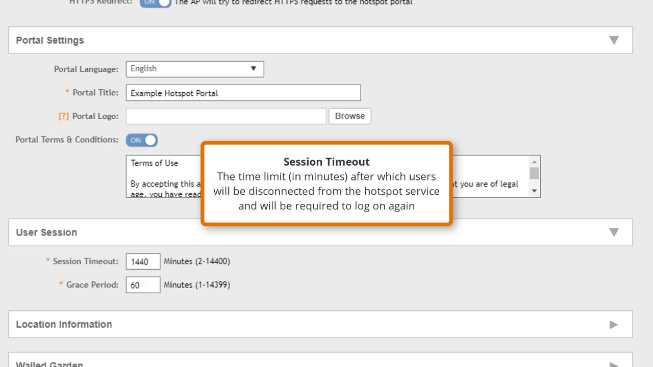 Ruckus SmartZoneOS5 Administrator Demonstration: Hotspot (WISPr) WLANs