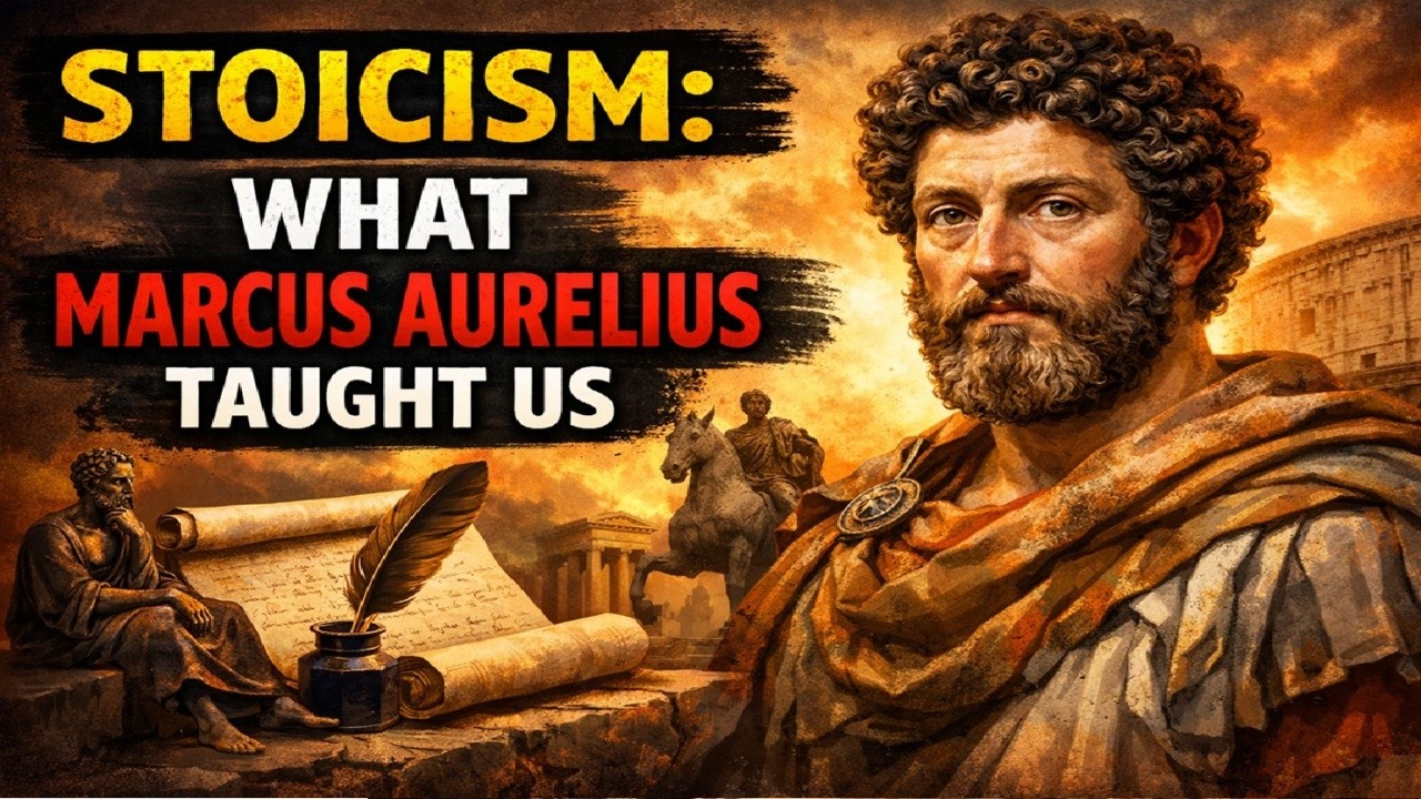 Psilosophy Of Stoicism | What Marcus Aurelius Taught Before His Death | How To Apply it Now