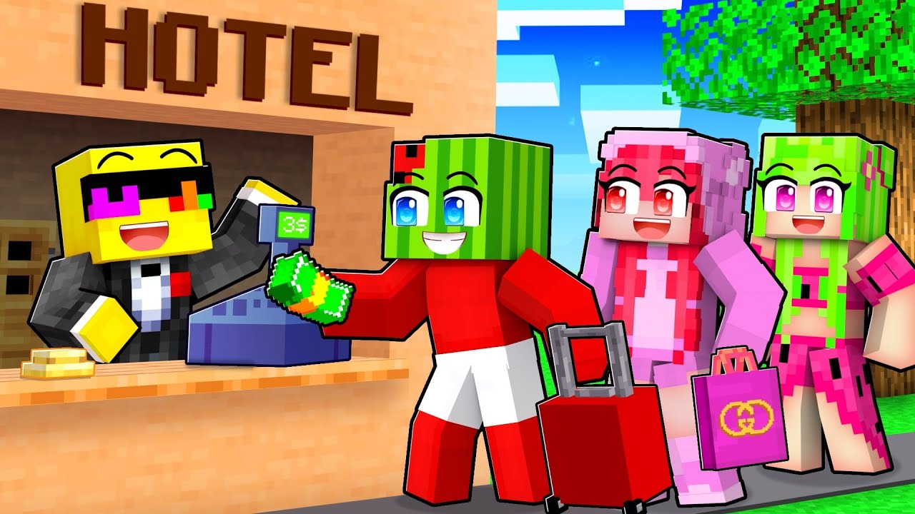 Minecraft But I Open a Hotel!