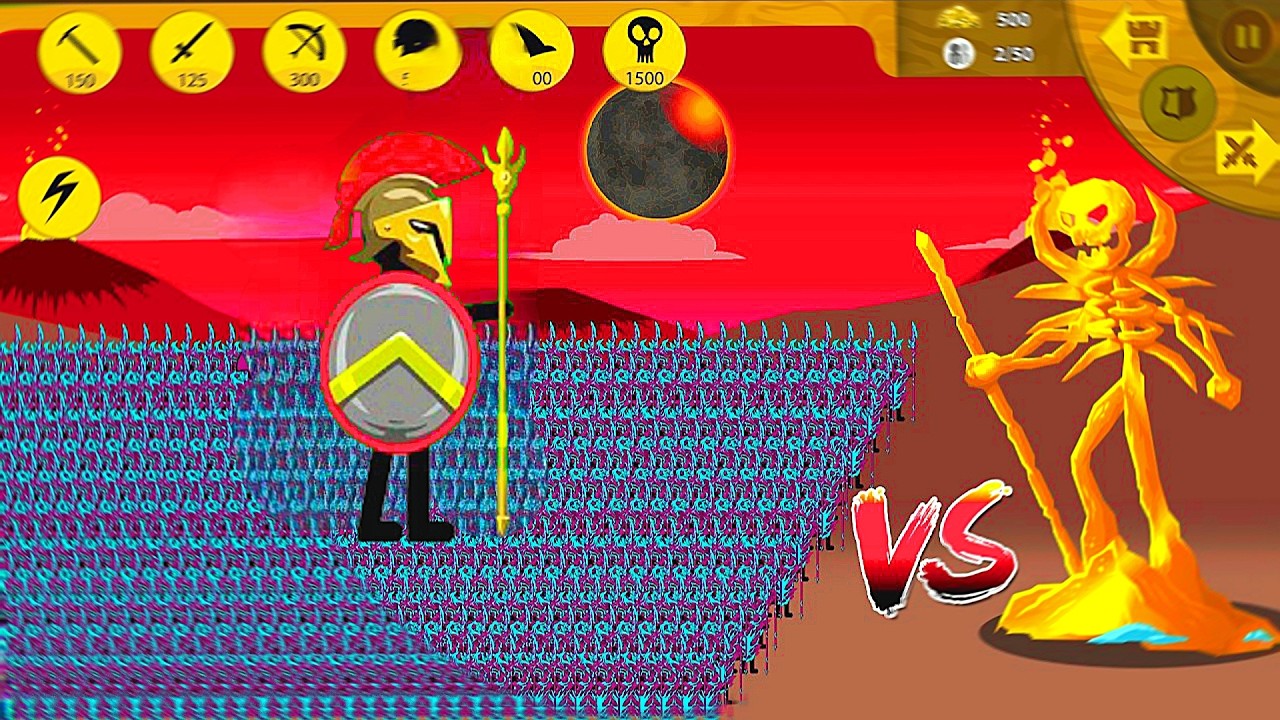 STICK WAR LEGACY – Army 9999 Spearton Vamp VS Army 9999 Base Kai ⚔️🔥EPIC BATTLE