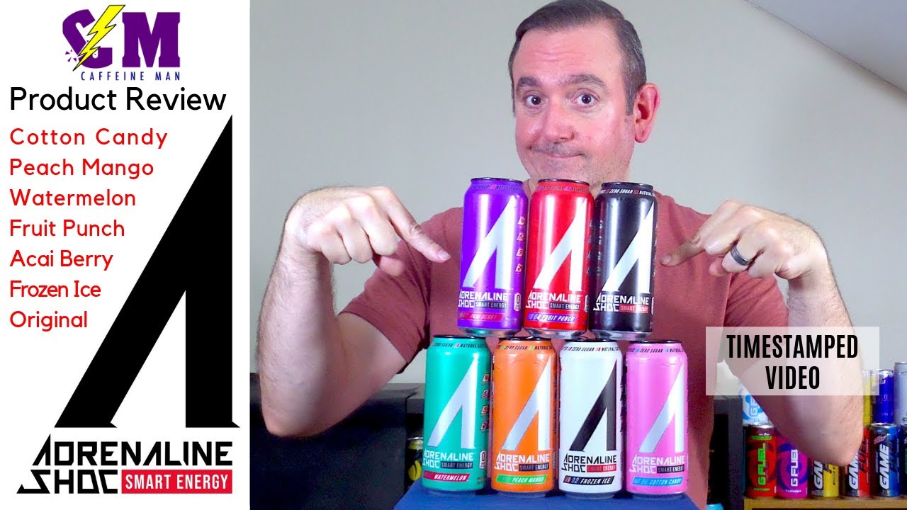 Adrenaline Shoc Energy Drink Product Review. Healthy energy drink, Honest review.